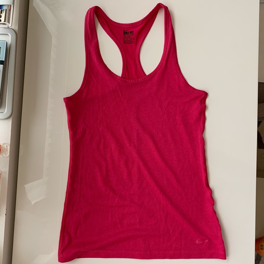 Nike Hot Pink Dri-Fit Racerback Active Tank XS